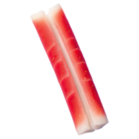 AI generated Crab stick isolated on transparent background png