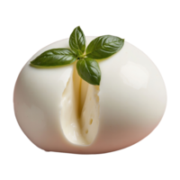 AI generated Tasty mozzarella isolated on transparent background png