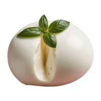 ai gerado saboroso mozzarella isolado em transparente fundo png