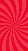 Simple Curved Red Radial Lines Effect Looping Animation Vertical Video Background