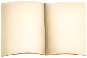 AI generated Blank notebook, illustration png