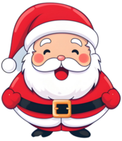 AI generated Santa Claus. illustration png