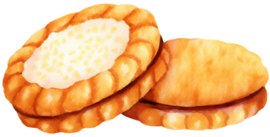 ai généré biscuits, biscuit, illustration. png