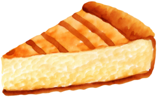 AI generated cheese cacke, illustration. png