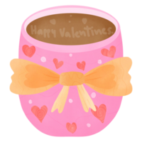 süß Becher Valentinsgrüße png