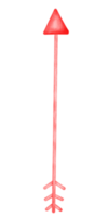 Red arrow sign png