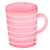 Pink water glass png