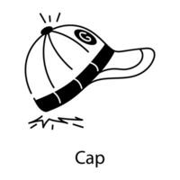 Trendy Cap Concepts vector