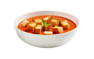 AI generated A Bowl of Rich Tomato Goodness On Transparent Background. png