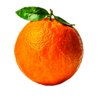 AI generated A fresh orange isolated on a transparent background png