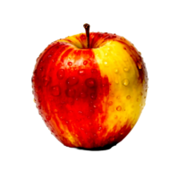 ai generiert Apfel isoliert auf ein transparent Hintergrund png