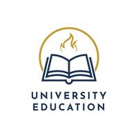 University academy logo design idea vector