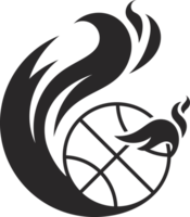 baloncesto mosca fuego pelota icono png