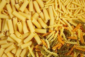 Different types of pasta photo