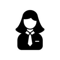 Business Woman in vector. Illustration vector