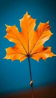 AI generated 4K colorful leaf AMOLED wallpaper photo