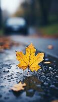 AI generated 4K colorful leaf AMOLED wallpaper photo