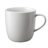 AI generated White cup for mockup free PNG