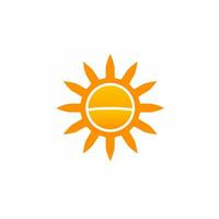 AI generated Alternative energy service filled gradient logo. Electric car. Energy conservation. Sun abstract icon. Design element. Ai art for corporate branding, website vector