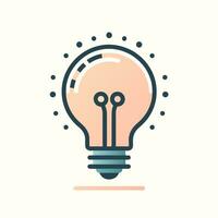 AI generated Software development courses filled colorful logo. Intelligence business value. Light bulb simple icon. Design element. Ai art for corporate branding, website vector