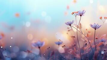 AI generated Art abstract spring background or summer background with fresh Generative AI photo