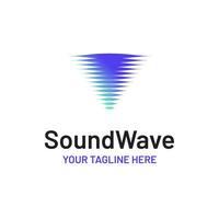 V Letter Sound Soundwave Waveform Volume Vector Abstract Illustration Logo Icon Design Template Element