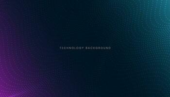 abstract technology particles dots background vector