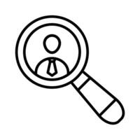 Searchingin  icon vector. Illustration vector