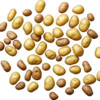 AI generated Potatoes transparent image png