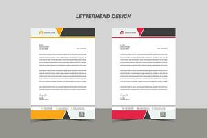 Modern Letterhead Design Business Template vector