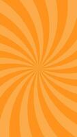 Simple Curved Light Orange Radial Lines Effect Vector Background