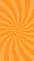 Simple Curved Light Orange Radial Lines Effect Vector Background