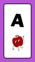 abc animer alphabet apprentissage pour des gamins a B c d pour garderie classe abc alphabet apprentissage pour des gamins rimes vidéo video