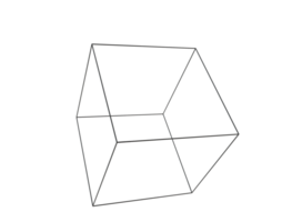 poligonal malha estrutura de arame abstrato 3d forma png