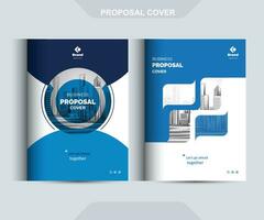 Corporate Business Proposal  Catalog cover Design Template concepts Adept for multipurpose Projects vector