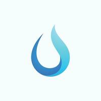 Water drop logo vector icon