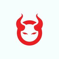 Devil logo symbol vector template