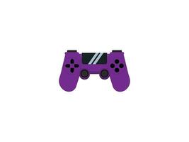 Purple Joystick For Video Games vector