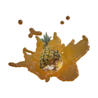realistisch 3d machen von Ananas Obst Beste zum kommerziell und Design Zweck png