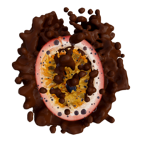 realistisk 3d framställa av passionen frukt bäst för kommersiell och design ändamål png