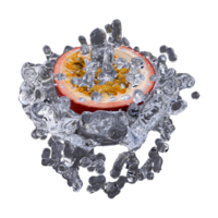 Realistic 3D render of passion Fruit best for commercial and Design purpose png