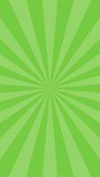Simple Flat Green Light Burst Effect Vertical Vector Background