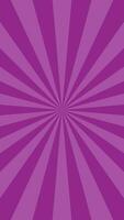 Simple Flat Purple Light Burst Effect Vertical Vector Background