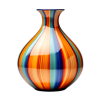 ai generiert Vase isoliert auf transparent Hintergrund png