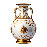 AI generated Antique Vase Isolated on Transparent Background png