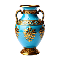 AI generated Antique Vase Isolated on Transparent Background png