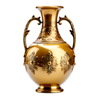 AI generated Vase Isolated on Transparent Background png