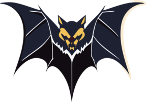 ai généré chauve souris logo conception png