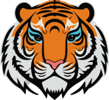 ai generato tigre logo design png