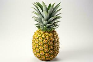 AI generated stock photo of pineapple fruit in the kitchen table professional advertising food photography